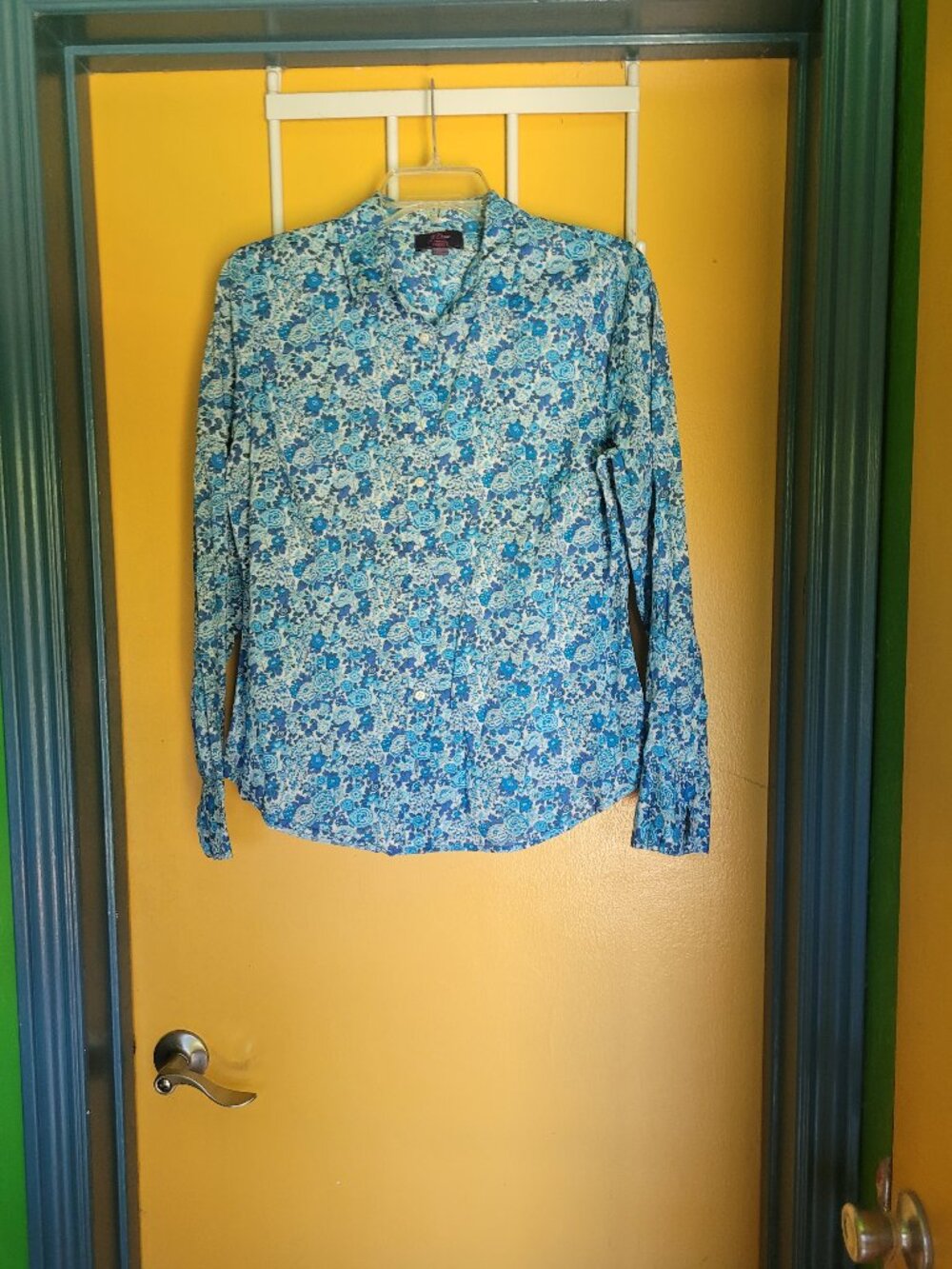J. Crew slim perfect shirt in Liberty Elysian Day Floral size 12